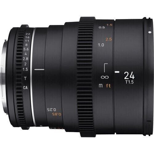 Samyang 24mm T1.5 VDSLR MK II Canon RF Mount Cine Lens