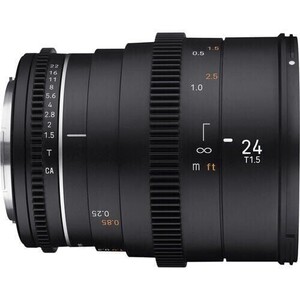 Samyang 24mm T1.5 VDSLR MK II Cine Lens (Sony E Mount) - Thumbnail