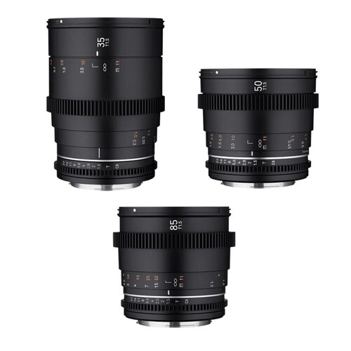 Samyang 35/50/85mm VDSLR MK2 3'lü Cine Lens Seti (Sony E)