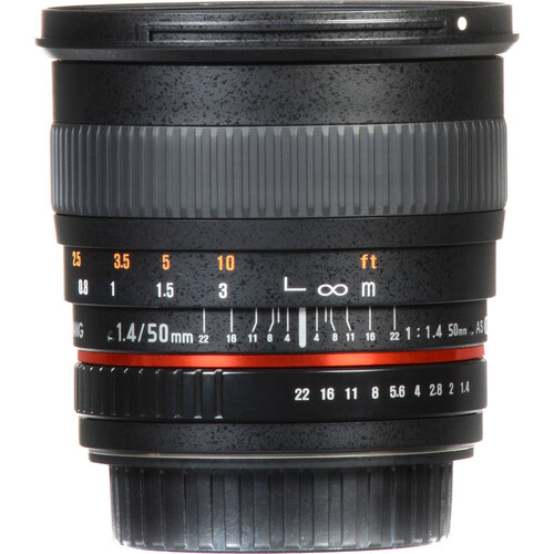 Samyang 50mm f/1.4 AS UMC Lens (Canon EF)