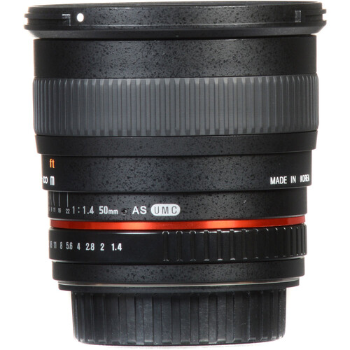 Samyang 50mm f/1.4 AS UMC Lens (Canon EF)