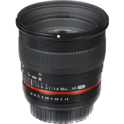 Samyang 50mm f/1.4 AS UMC Lens (Canon EF)