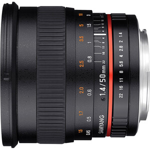 Samyang 50mm f/1.4 AS UMC Lens (Canon EF) - Thumbnail
