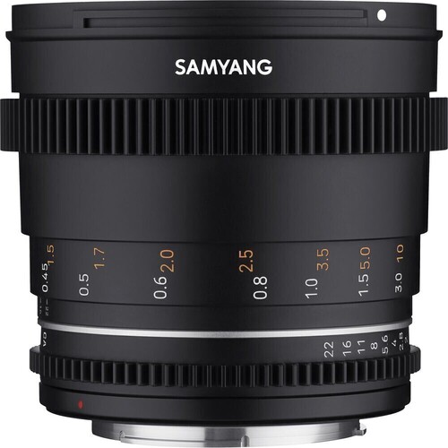 SAMYANG 50mm T1.5 Mark II Canon RF Mount Cine Lens