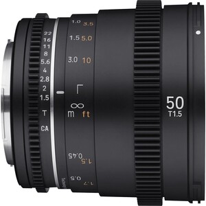 SAMYANG 50mm T1.5 Mark II Canon RF Mount Cine Lens - Thumbnail