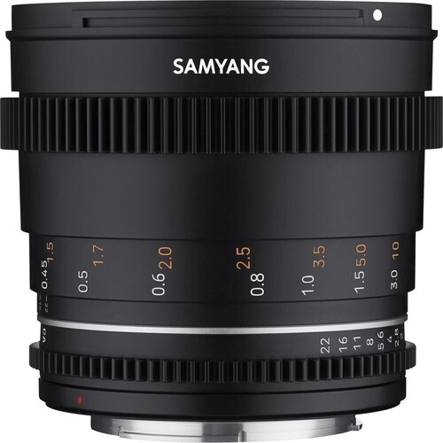 SAMYANG 50mm T1.5 Mark II Fujifilm X Mount Cine Lens