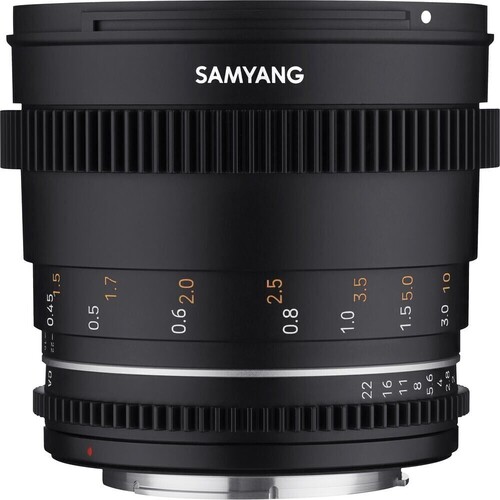 Samyang 50mm T1.5 VDSLR MK2 Cine Lens (Sony E Mount)