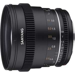 Samyang 50mm T1.5 VDSLR MK2 Cine Lens (Sony E Mount) - Thumbnail