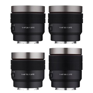 Samyang - Samyang V-AF 24/35/75/100mm Lens Kiti (Lens Station Hediye)