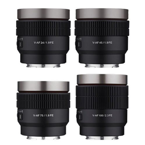 Samyang V-AF 24/45/75/100mm Lens Kiti (Lens Station Hediye)