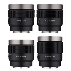 Samyang V-AF 24/45/75/100mm Lens Kiti (Lens Station Hediye) - Thumbnail