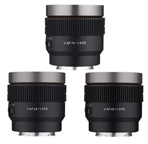 Samyang V-AF 24/45/75mm T1.9 Lens Kiti (Lens Station Hediye) - Thumbnail