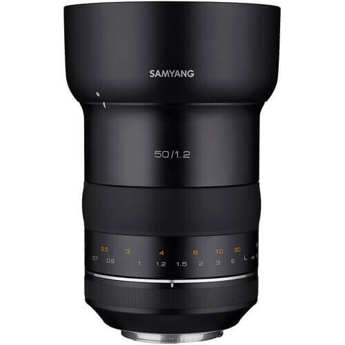 Samyang XP 50mm f / 1.2 Lens (Canon EF)