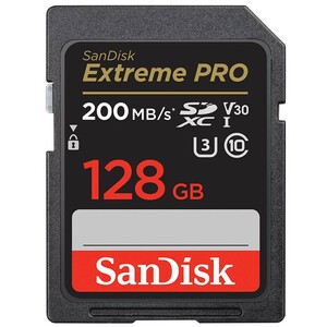Sandisk - Sandisk 128GB 200mb/sn Extreme PRO V30 SDXC UHS-I Hafıza Kartı Sandisk - Sandisk 128GB 200mb/sn Extreme PRO V30 SDXC UHS-I Hafıza Kartı
