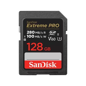 SanDisk 128GB 280MB/s Extreme PRO V60 SDXC™ UHS-II Hafıza Kartı - Thumbnail