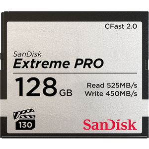 Sandisk - Sandisk 128GB Extreme Pro CFast 2.0 Hafıza Kartı