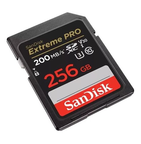 Sandisk 256GB 200MB/s Extreme Pro V30 SDXC Hafıza Kartı