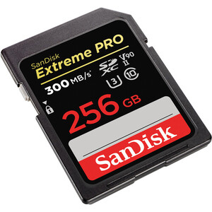 Sandisk - SanDisk 256GB 300MB/s Extreme PRO V90 SDXC Hafıza Kartı (SDSDXDK-256G-GN4IN) (1)