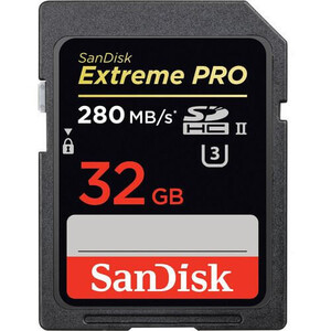 Sandisk - SanDisk 32 GB SD Kart EXT PRO 280 MB/s Sandisk - SanDisk 32 GB SD Kart EXT PRO 280 MB/s