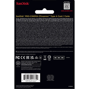 SanDisk 480GB PRO-CINEMA CFexpress Type A Hafıza Kartı - Thumbnail