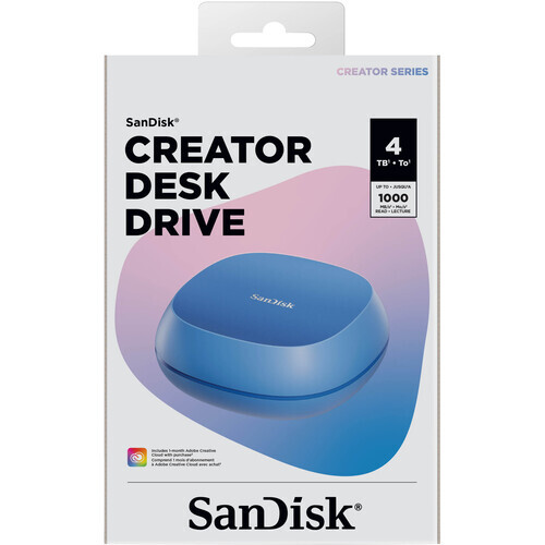 SanDisk 4TB Creator Desk Drive SSD (USB 3.2 Gen 2)