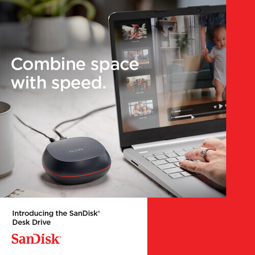 SanDisk 4TB Desk Drive Harici SSD (USB-C 3.2 Gen 2)