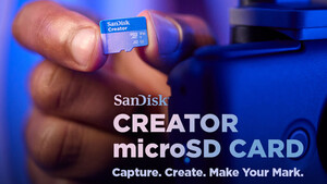 SanDisk 512GB 190MB/s Creator Series V30 UHS-II MicroSD Hafıza Kartı - Thumbnail