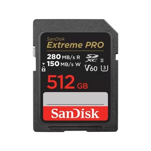 SanDisk 512GB 280MB/s Extreme PRO V60 SDXC™ UHS-II Hafıza Kartı - Thumbnail