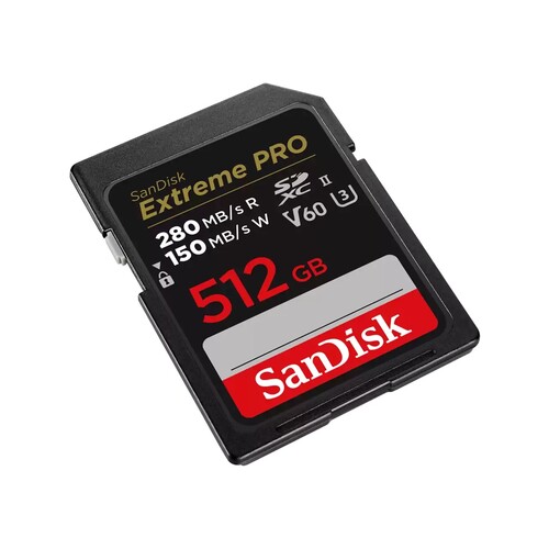 SanDisk 512GB 280MB/s Extreme PRO V60 SDXC™ UHS-II Hafıza Kartı