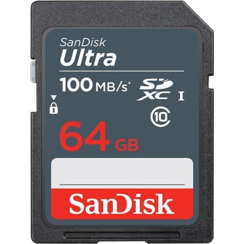 Sandisk 64GB 100mb/sn Ultra SDXC Hafıza Kartı