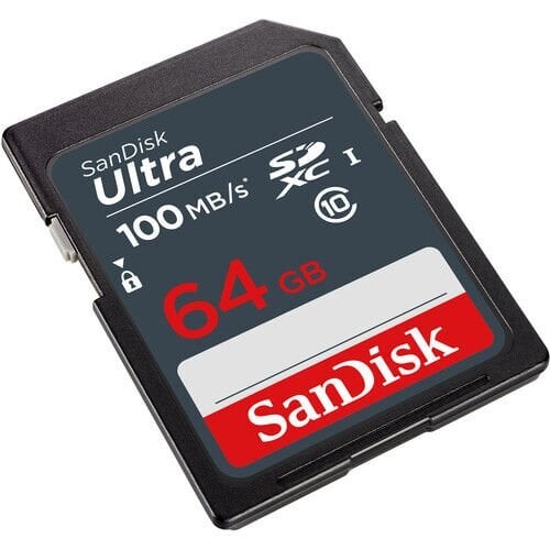 Sandisk 64GB 100mb/sn Ultra SDXC Hafıza Kartı