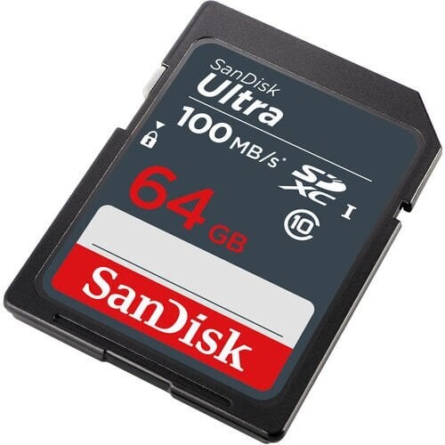Sandisk 64GB 100mb/sn Ultra SDXC Hafıza Kartı