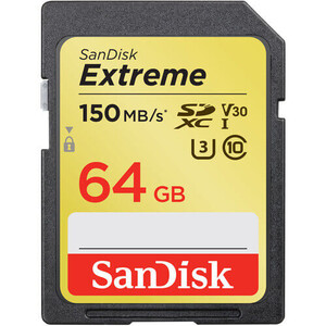 Sandisk - SanDisk 64GB 150MB/s Extreme SD Hafıza Kartı