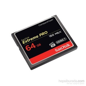 Sandisk 64GB 160mb/s Extreme Pro Compact Flash Kart - Thumbnail