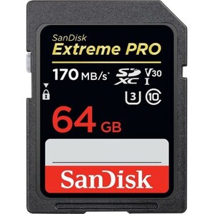 Sandisk - Sandisk 64GB 170MB/s Extreme Pro SD Hafıza Kartı