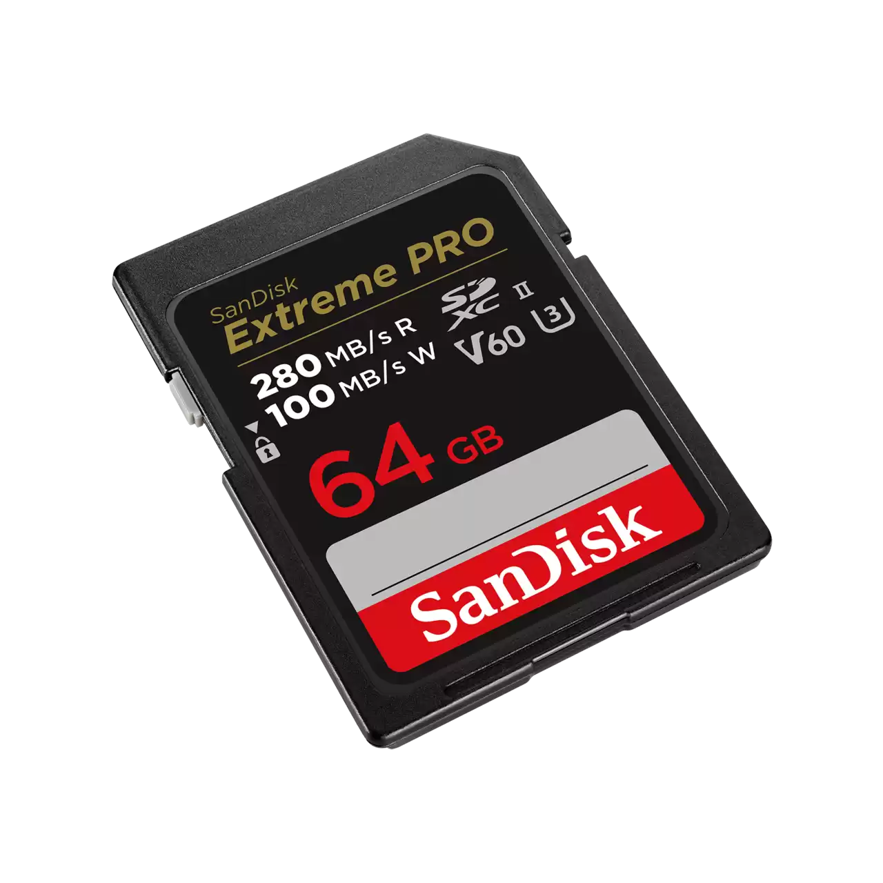 SanDisk 64GB 280MB/s Extreme PRO V60 SDXC™ UHS-II Hafıza Kartı