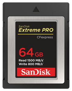 SanDisk 64Gb Extreme PRO CFexpress Type-B Kart - Thumbnail
