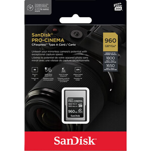 SanDisk 960GB PRO-CINEMA CFexpress Type A Hafıza Kartı - Thumbnail