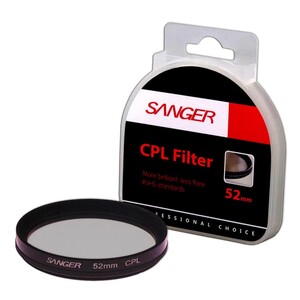 Sanger - Sanger 52mm CPL Polarize Filtre Sanger - Sanger 52mm CPL Polarize Filtre