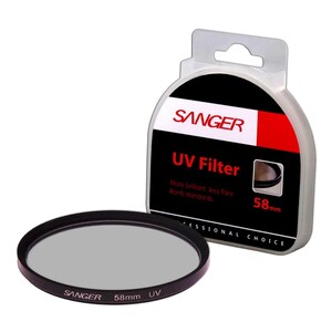 Sanger - Sanger 58mm UV Ultraviyole Filtre Sanger - Sanger 58mm UV Ultraviyole Filtre