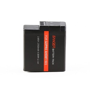 Sanger AHDBT-501 Gopro Hero 5 6 7 Black Batarya - Thumbnail