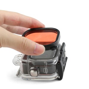 Sanger GO181 Gopro Hero 9 Black Kırmızı Filtre - Thumbnail