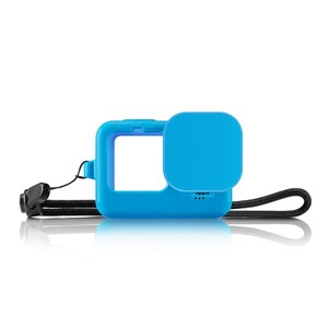 Sanger - Sanger GO212A Gopro Hero 9 Silikon Kılıf Mavi