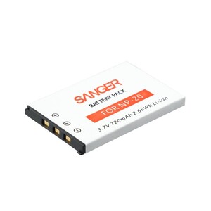 Sanger NP-20 Casio Fotoğraf Makinesi Batarya - Thumbnail