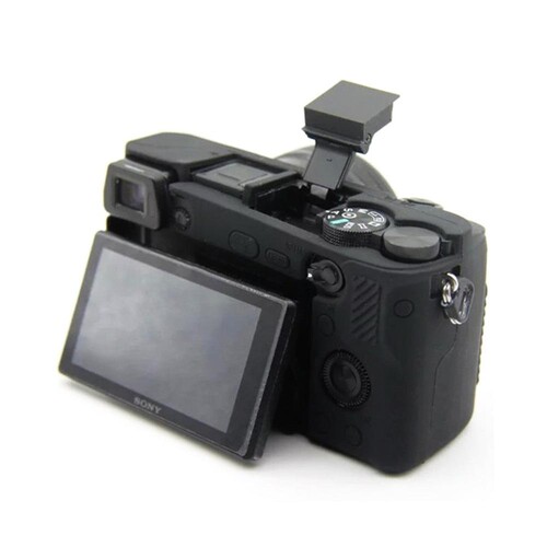 Sanger Silikon Kılıf Sony A6300 Uyumlu Siyah