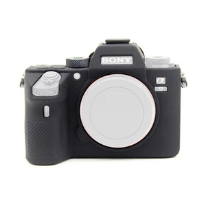 Sanger - Sanger Silikon Kılıf Sony A9 A7M3 R3 İçin Siyah