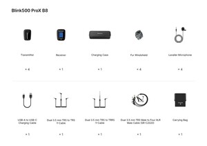 Saramonic Blink500 ProX B8 4 Kişilik Kablosuz Yaka Mikrofonu - Thumbnail