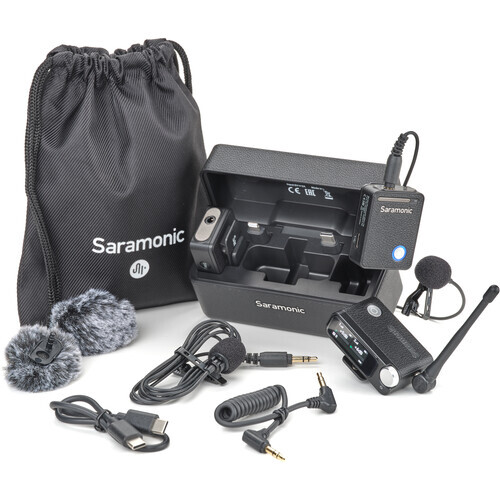 Saramonic Ultra 03 2 Kişilik Kablosuz Lavalier Yaka Mikrofonu