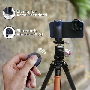 SHERPA SERIES VERSATILE BLUETOOTH SMARTPHONE SELFIE GRIP - Thumbnail