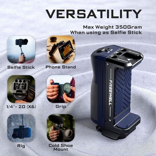 SHERPA SERIES VERSATILE BLUETOOTH SMARTPHONE SELFIE GRIP